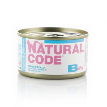 Natural Code Baby Kitten Tuńczyk Z kurczakiem - Mokra karma dla kota - Puszka 85g - Natural Code