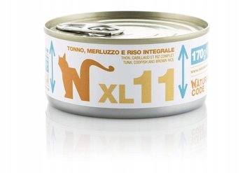 Natural Code Cat XL 11 Tuńczyk z dorszem 170g - Natural Code
