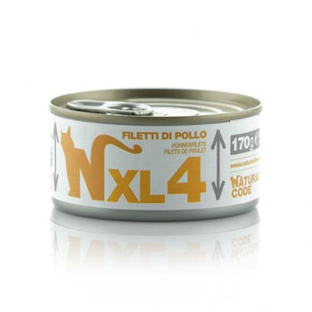 Natural Code Xl4 Filet Z Kurczaka - Mokra Karma Dla Kota - Puszka 170G - Natural Code