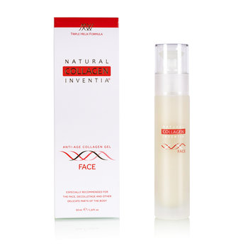 Natural Collagen Inventia, 100% Naturalny żel kolagenowy do twarzy, 50 ml - Inventia Technologies