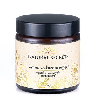 Natural Secrets, Cytrusowy balsam myjący nagietek z mandarynką i rokitnikiem - Natural Secrets