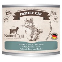 NATURAL TRAIL Cat 400g Family Turkey Duck Salmon puszka