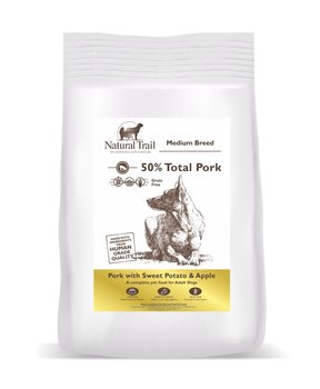 NATURAL TRAIL Dog GF Pork with sweet potatoes & apple 2kg - Natural Trail