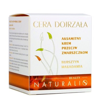 Naturalis, Cera Dojrzała, krem przeciwzmarszczkowy bursztyn makadamia, 50 ml - Naturalis