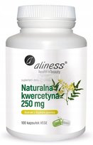 Naturalna kwercetyna 250 mg x 100 kapsułek vege suplement diety || Aliness