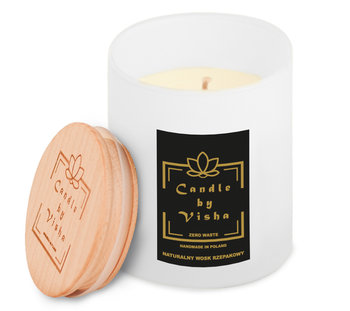 Naturalna świeca zapachowa z rzepaku - Hubba Bubble – biała - Candle by Visha - Pozostali producenci