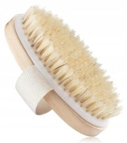 Naturalna Szczotka Do Masażu Ciała Na Sucho Mokro