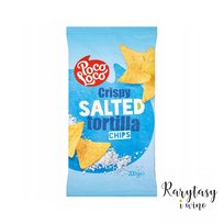 Naturalne Chipsy Kukurydziane Nacho Solone "Crispy Salted Tortilla Chips" 200g Poco Loco Poco Loco