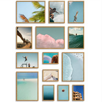 Naturalny zestaw ramek galeria 3 GF0001 14 szt.