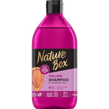 Nature Box, Almond Oil, szampon do włosów wzmacniający, 385 ml - Nature Box
