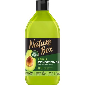 Nature Box, Avocado Oil, odżywka do włosów odbudowująca, 385 ml - Nature Box