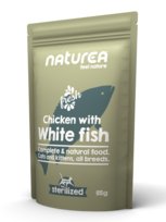 Naturea Sterilized Kurczak z białą rybą saszetka 85 g