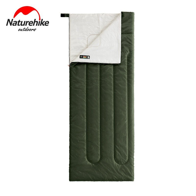 Фото - Спальний мішок Naturehike Śpiwór H150 ENVELOPE COTTON SLEEPING BAG 205 x 85 cm-Zielony 