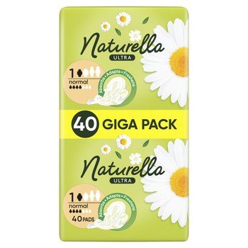 Naturella Naturella, Ultra Normal Size 1, Podpaski ze skrzydełkami, 40 szt ...