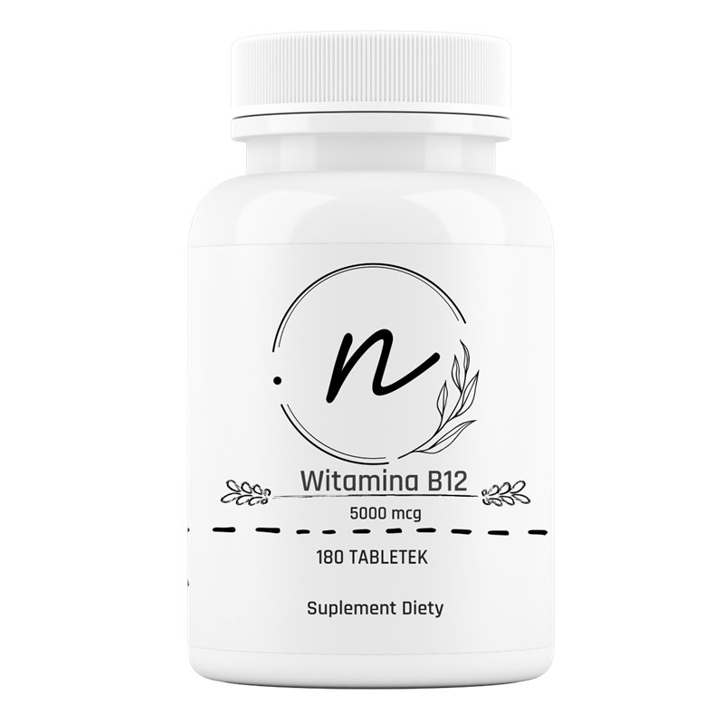 NaturePro, Witamina B12 Metylokobalamina 5000 Mcg, 180 Tabl. | Sklep ...