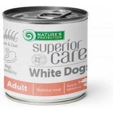 Natures Protection Superior Care White Dogs Adult Salmon 140Ml - Nature's Protection