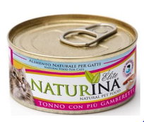 Naturina Elite Cat Tuńczyk Z Krewetkami - Filetowa Mokra Karma Dla Kotów Premium 70 G