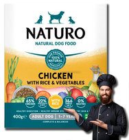 Naturo tacka kurczak z ryżem i warzywami 400g