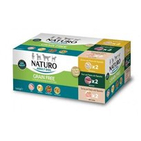 Naturo Tacka Pies 6X400g Grain Free Kurczakx2 Kaczkax2 Indykx2 karma dla psa