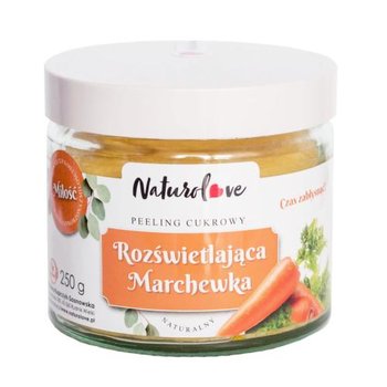 Naturolove, Cukrowy Peeling ,Rozświetlająca Marchewka, 250g - Naturolove By Wzorcownia Kosmetyków