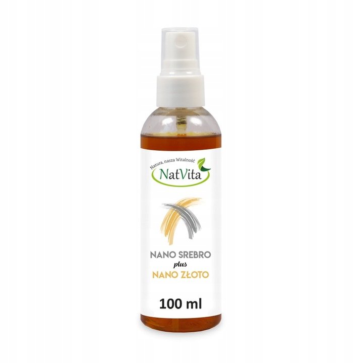 NatVita Nano Srebro Koloidalne 100ppm Nano Z oto 20ppm Koloidalne NatVita Nano Srebro Koloidalne 100ppm Nano Z oto 20ppm Koloidalne