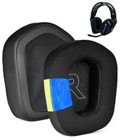 Nauszniki Pady Gąbki do Logitech G733 G335 G535 ŻELOWE WYPEŁNIENIE Czarne