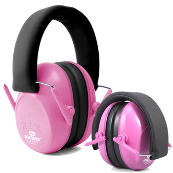 Nauszniki przeciwhałasowe ochronne dla dzieci 3+ słuchawki wygłuszające dźwięki do samolotu ochronniki Różowe - Alogy