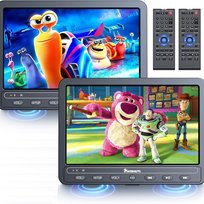 Naviskauto Przenośny Odtwarzacz Dvd 10,5” Z 2 Monitorami I Hdmi