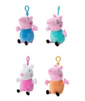 Navo Orbico, Świnka Peppa, Pluszowy portfelik zapinany na zamek, brelok