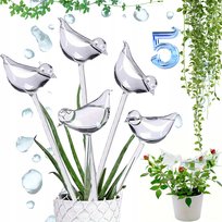 NAWADNIAJĄCE PTASZKI DO KWIATÓW DONIC x5 szt nawadniacze ozdobne 120 ml, XL