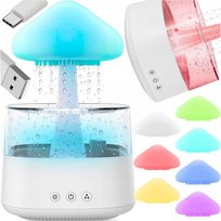 Nawilżacz Powietrza Deszcz Lampka Nocna Czysta Chmurka Grzybek Smart Xxl