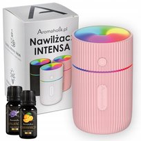 Nawilżacz Powietrza do Aromaterapii LED USB - Aromatyzer Różowy