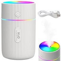 Nawilżacz Powietrza Dyfuzor Zapachowy Aromaterapia Lampka Nocna Inhalacja Biały