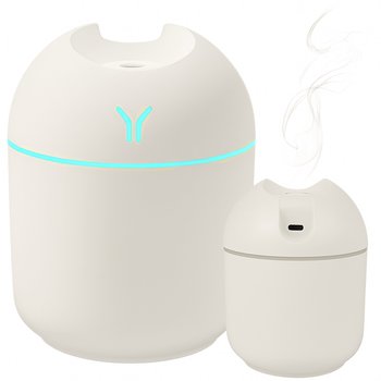 Nawilżacz Powietrza Dyfuzor Zapachowy Aromaterapia Usb 250Ml Kremowy - PrzydaSie.pl