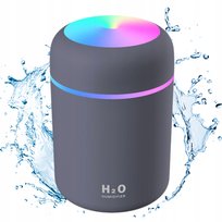 Nawilżacz Powietrza Dyfuzor Zapachowy H2O Lampka LED RBG Czarna