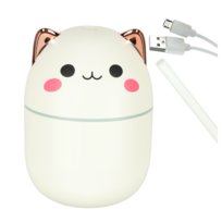 Nawilżacz Powietrza Dyfuzor Zapachowy Lampka Led Aromaterapia Kotek Usb