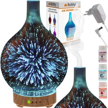 Nawilżacz Powietrza Lampka 3D Nocna Kolorowa Dyfuzor Zapachowy Aromaterapia - Artemis