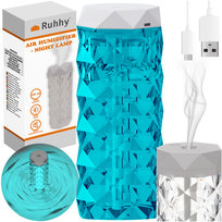 Nawilżacz Powietrza Lampka Nocna Róża LED Efekt Róży 2w1 Lampa Kolorowa RUHHY