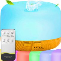 Nawilżacz Powietrza Lampka Nocna Zapachowy Dyfuzor Aromaterapia Rgb + Pilot
