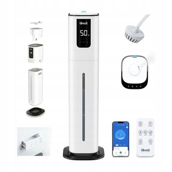 Nawilżacz powietrza Levoit OasisMist 1000S wydajny 100H CIĄGŁEJ PRACY smart - Levoit