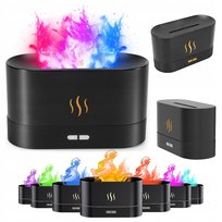 Nawilżacz Powietrza Mały Kominkowy Z Tik Tok Czarny 5W 0,2L