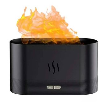 NAWILŻACZ POWIETRZA z Efektem Ognia Dyfuzor LED 1,5W czarny AG743 - Aptel