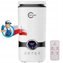 Nawilżacz ultradzwiękowy Carruzzo Exclusive biały aromateriapia 3x olejki