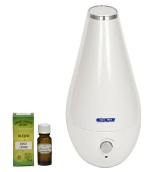 Nawilżacz ultradźwiękowy TECH-MED TM Lotos biały - TECH-MED
