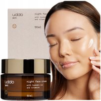 Nawilżający KREM DO TWARZY na noc z olejem tsubaki i ALOESEM Uddo 50 ml