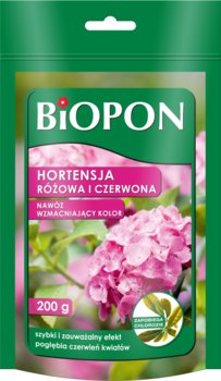 Nawóz do hortensji Biopon wzmacnia kolor 200g - BIOPON