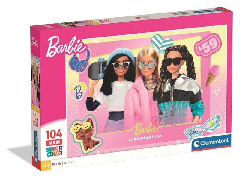 Pozostałe ND01_271297 CLE puzzle 104 maxi SuperKolor Barbie