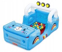 ND18_5898 Bestway 93577 Fisher-Price Dmuchany Samochód z piłkami 1.17m x 76