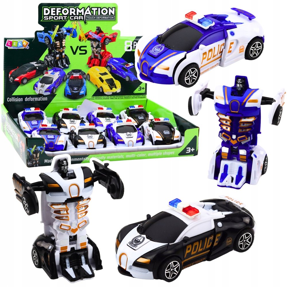 ND24_24231 Auto Robot 2w1 Samochod Sportowy Polic - Lean Toys | Sklep ...