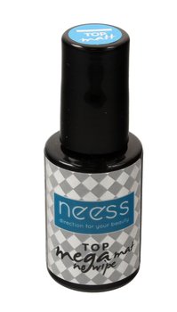 Neess, Top Mega Mat No Wipe, top na lakier hybrydowy, 4 ml - Neess
